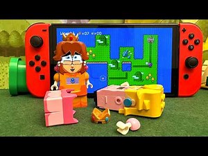 Super Mario Odyssey Story 🎩🌍✨ Lego Mario Enters the Nintendo Switch! 🎮🌟 || Okie Dokie
