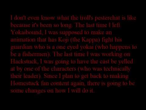 Regarding my Homestuck fan projects