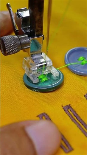 Sewing Buttons Strong and Neat #sewing #button