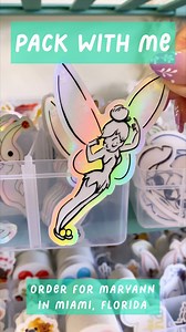 Packing order 29991 for Maryann in Miami, Florida ☀️☀️ thank you so much for being a small shop supporter! 🥹 We’re pretty backed up with a ton of pack with me videos that we filmed for TT 😅 I’m thankful for all of it but know that if you request a pack with me on your order, your order will probably be shipped out a bit later than our usual 3ish days because it’s just me and my sis filming the pack with me’s 🥲 🩵🩵 Consider supporting a small biz and shop from our website WishUponMagic.com 💖