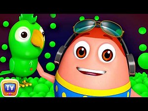 Learn Green Color with Surprise Eggs Ball Pit Show + More Funzone Songs for Kids - ChuChu TV
