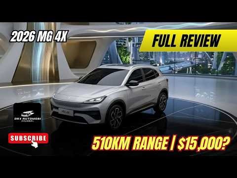 2026 MG 4X Revealed: First SUV with Semi-Solid-State Battery Tech!