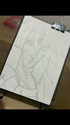 Desenhando Madara uchiha preto e branco #anime #drawing #art #artist #madara
