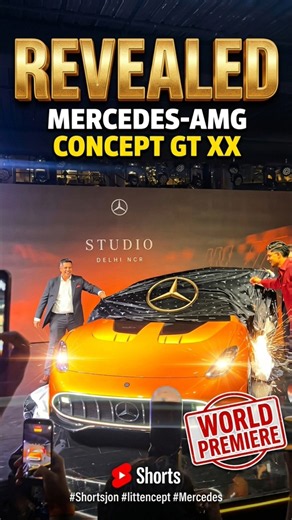 All-New Mercedes-AMG Concept GT XX is Here! 💥 #Shorts #MercedesAMG #ConceptGTXX #shortsfeed