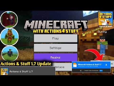 Actions & Stuff 1.7 Mcpe Download | Actions & stuff 1.7 Mediafire Download