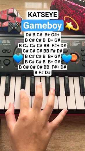 KATSEYE - Gameboy (piano tutorial) #piano #music #katseye #shorts #pianotutorial #gameboy