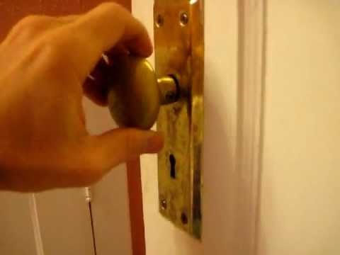 Old Mortise Lock Door Hardware: Step #1 - Removing Hardware