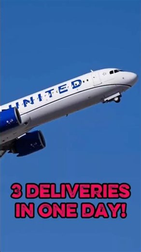 Airbus Delivered 3 A321neos to United in ONE DAY #shorts #aviation