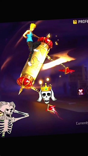 FREE FIRE NEW RUBY LEGEND SKYOIVE ANIMATION 🤯☠️ WAIT FOR END 🤯💀#freefire #trending #2026#shorts