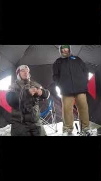 Got um !! Lake champlain lae trout jigging through the ice.