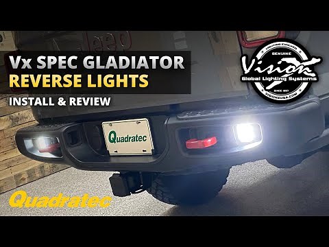 Vision X Reverse Light Kit Install & Review for 2020 & Newer Jeep Gladiator JT