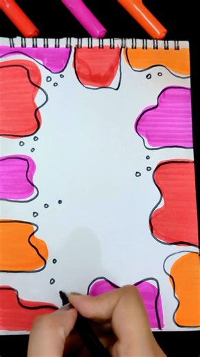 Bold. Bright. Beautiful ❤️🧡💗 #art #trending #drawing #frontpage #viral #painting #diy #artwork #page