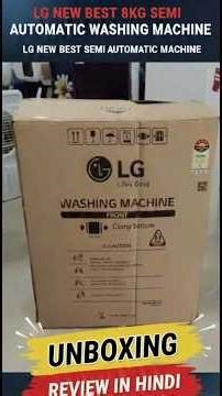 LG semi automatic washing machine.model-P8015SBAZ#lgindia #washingmachine #lgfridge #samsung #ifvg