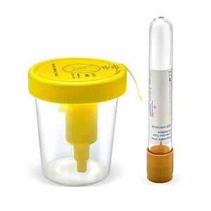 [Hot Item] 120ml Threaded Vacuum Urine Cup, Leakage Resistance Urinary Specimen Container, Urine Sample Delivery Tube Bottle