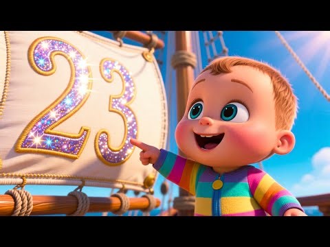 Learn 123 on Pirate Ship ☠️⛵ Fun Counting Adventure for Kids | Pirate Learning Song