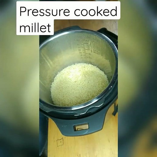 How to Cook Millet in a Pressure Cooker: The BEST Way Ever! #shorts