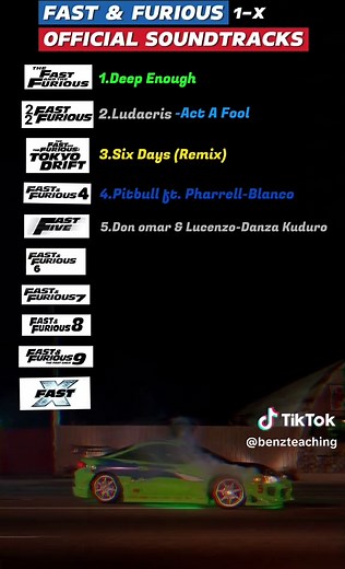 Discover the Fast & Furious Official Soundtracks