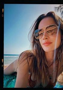Alessandra Ambrosio on the Beach 03/26/2024 • CelebMafia