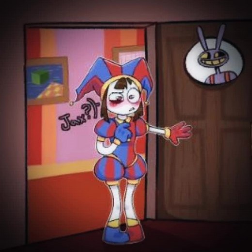 Pomni and Jax Kiss - Sweet Moments and Love Story