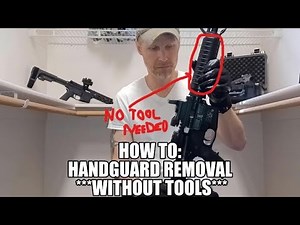 How To: AR-15 Handguard removal WITHOUT TOOLS (M&P 15 sport 2) | ARO News