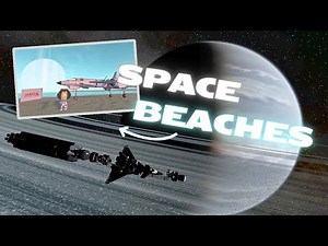 SPACE BEACHES Of Efil in Kerbal Space Program (Kcalbeloh Planet Pack) with Stock Parts!