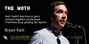 3.4K views · 24 reactions | What's scarier: a last-minute Halloween costume or high school biology? To hear the rest of Bryan Kett's ~spooky~ story, check out our Halloween #MothPodcast episode: https://themoth.org/podcast/from-the-beyond-eleanor-mcleod-bryan-kett | The Moth | Facebook