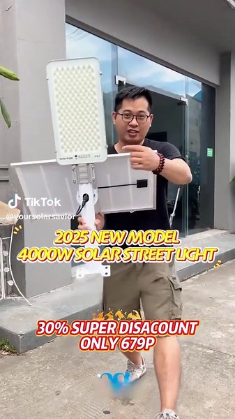 2025 New Model Solar Street Light with Motion Sensor