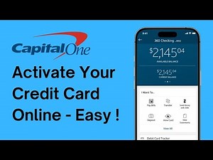 Activate Your Capital One Credit Card !
