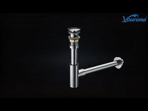 How does bathroom sink drainer work? Bottle Trap set Views （2021）