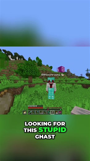 Minecraft Nether Ghast Attack & Trial Chamber Key Race! #shorts