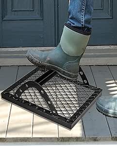 Boot Scraper Heavy Duty Metal Boot Brush Scraper Outdoor Heavy Duty Shoe Boot Mud Scraper Outdoor Boot Dirt Cleaner Shoe Brush&Boot Brush, Boot Cleaner Boot Scrubber Shoe Scrubber