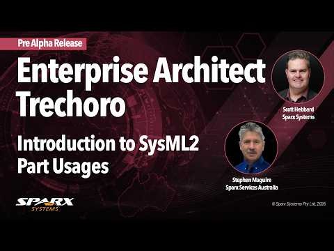 Enterprise Architect Trechoro Introduction to SysML2 Part Usages