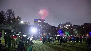 76K views · 3K reactions |  Starting 2023 off with a bang! #FirstNight fireworks over #Boston Common. #HappyNewYear | WCVB Channel 5 Boston | Facebook