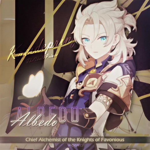 Celebrating Albedo from Genshin Impact After 4 Years