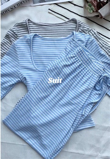 This set is so soft, I feel like /m wearing a cloud all day long🥰#set #striped #soft #casualoutfits #tiktokshopdeals #longsleevepantsset #croptopwidelegset #cozyloungewearset #twopiecesetshortcroptopslimfitpants #ladiescasualstripeset #sportytwopieceset #womensloungesets #sweaterpantsset #fashionnovatwopieceset #womenloungewearset