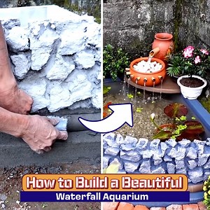 7.2K views · 312 reactions | Create A Stunning Garden Waterfall Aquarium!  | No1 Ideas | Facebook
