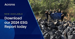  Sustainability is a shared responsibility. At Acronis, we know...