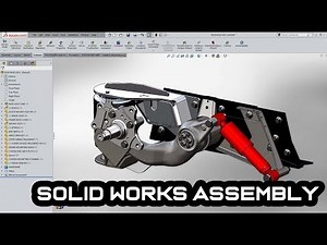 How to assembly hydraulic cylinder in solid works | Solid works animation