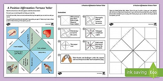 Positive Affirmations Fortune Teller