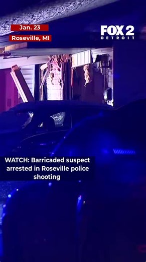 Barricaded suspect in Roseville arrested in chaotic scene amid police shooting