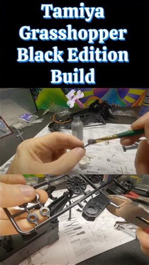 :59s Tamiya Grasshopper Black Edition Build - Part 1