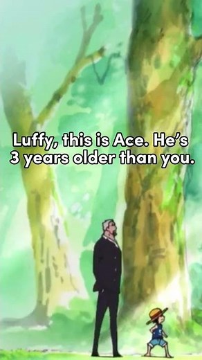 Luffy meets Ace for the first time💕🥹