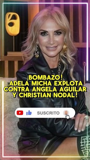 Adela Micha has just devastated Nodal and Ángela Aguilar by revealing their biggest secret.