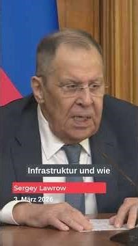 Lawrow: „Folgen des Krieges im Nahen Osten bereits in der ganzen Region spürbar“