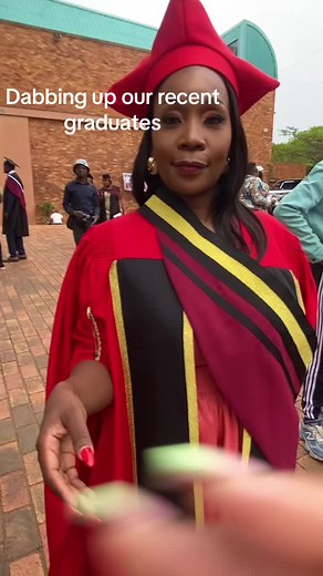 Dabbing Up Graduates at TUT Spring Graduations