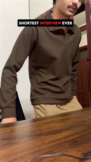 Shortest interview Ever😂 . . . #funny #reels #instagram #instagood #explore #foryou #explorepage | Muhammad Khalid