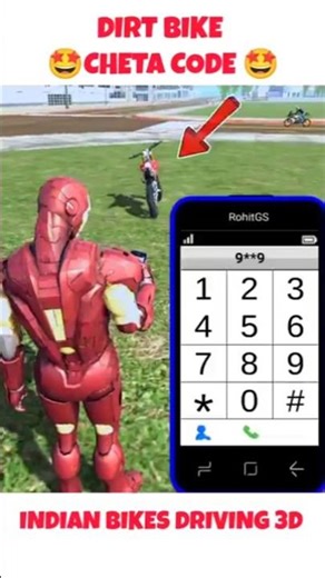 Dirt bike cheat code | indian bikes driving 3D #indianbikedriving3d
