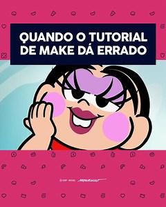 Certo, errado ou tendência...é tudo questão de perspectiva! 🙆🏻‍♀️😅 Lembrando que maquiagem é só para os grandinhos!! | Turma da Mônica