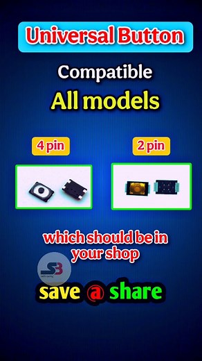 2.3K views · 1.3K reactions | 2 typ universal button compatible all models ✅ #mobiletecnician #mpbilellegendstürkiye #mobile #mobilerepairing #repair #mobiletechnology #mobilerepairingcourse #mobipeople #tranding #viral #Microscope #Emmmc #Cpu #Tips #Tutorial #Programming #Ufs #Master #Cpumaster #Emmcmaster #Xplore #tranding #Viral #Repairing #Scamatic #Diagram #Course #Supported #Models #Battery #Button #Universal | sbmobile01 | Facebook