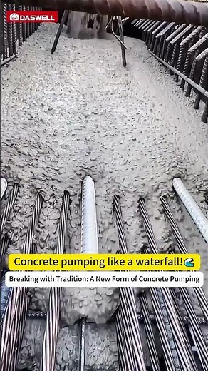 🌊 Concrete Pumping Like a Waterfall! Daswell 2-in-1 Mixer Pump